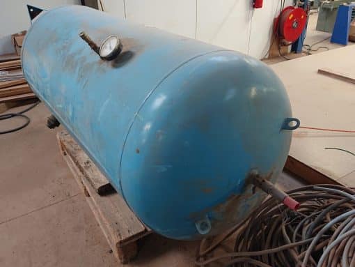 Perslucht Opslagtank 1000 Liter – Stalen Druktank met Manometer